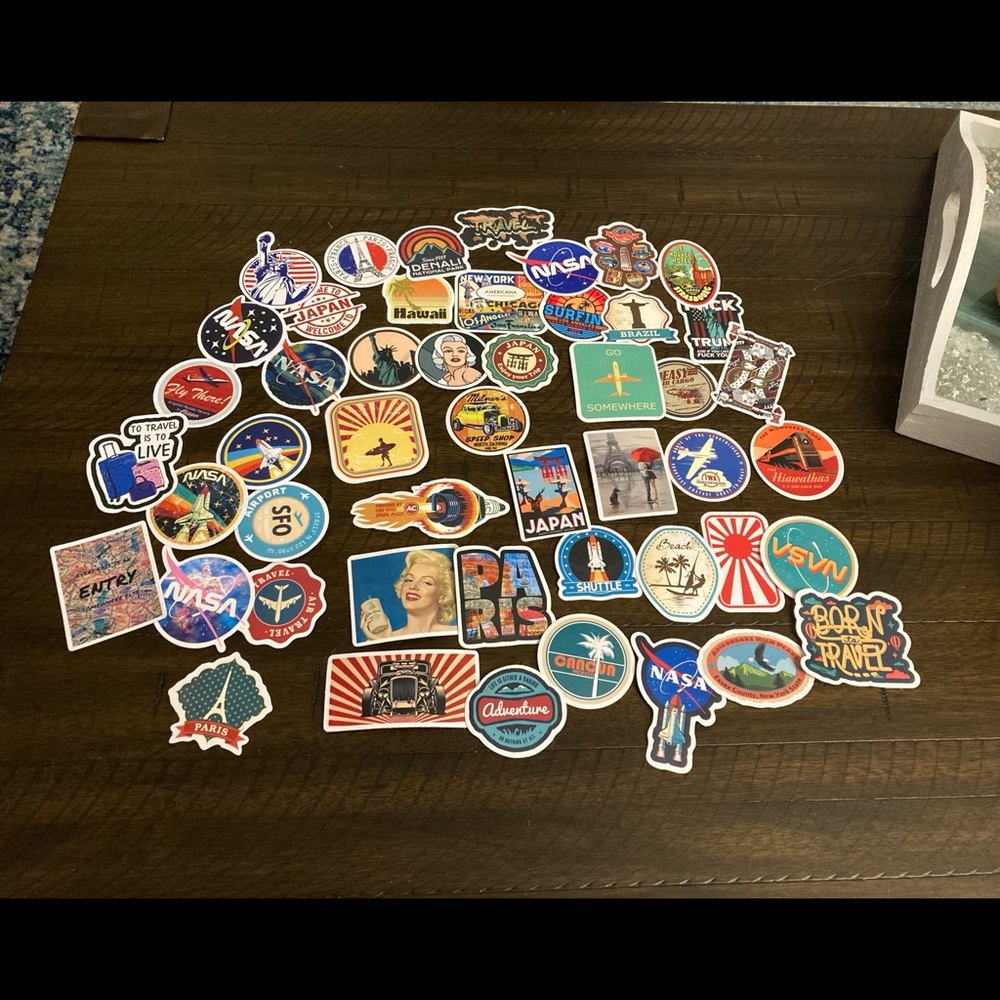 49 Travel Stickers